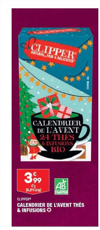 calendrier de l'avent thés & infusions