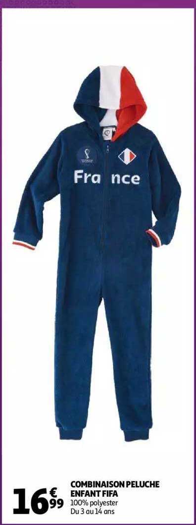 combinaison peluche enfant fifa