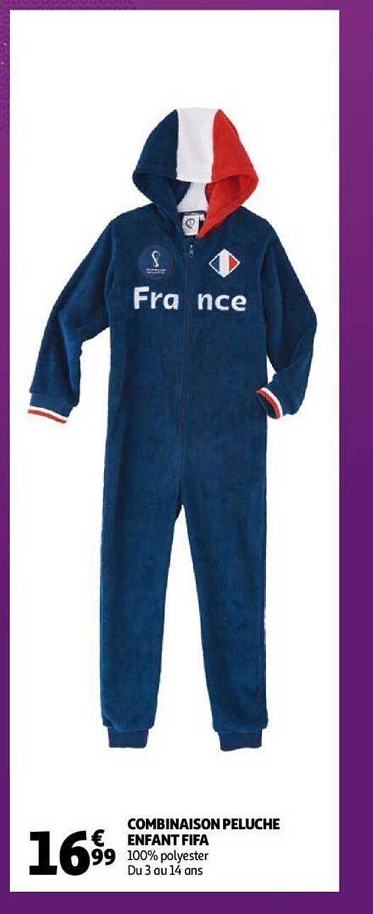 combinaison peluche enfant fifa