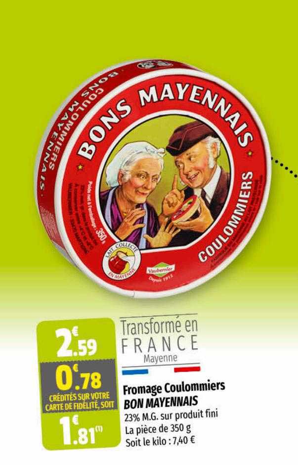 fromage coulommiers bon mayennais