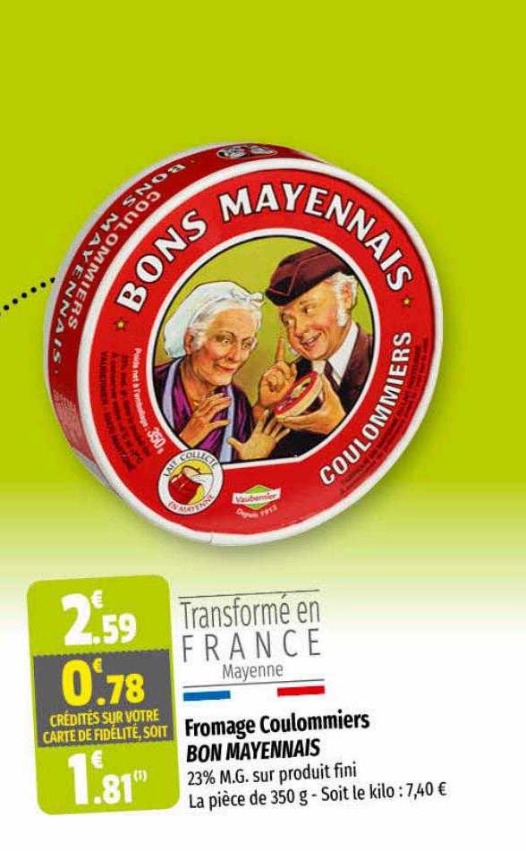 fromage coulommiers bon mayennais