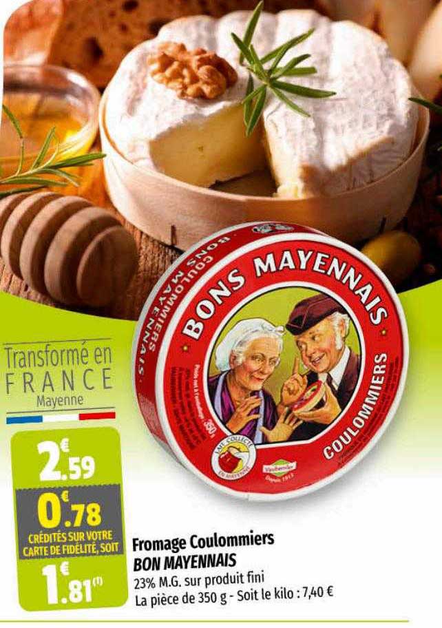 fromage coulommiers bon mayennais