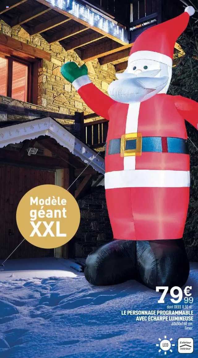 le personnage programmable avec écharpe lumineuse