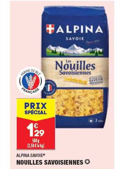 nouilles savoisiennes alpina savoie