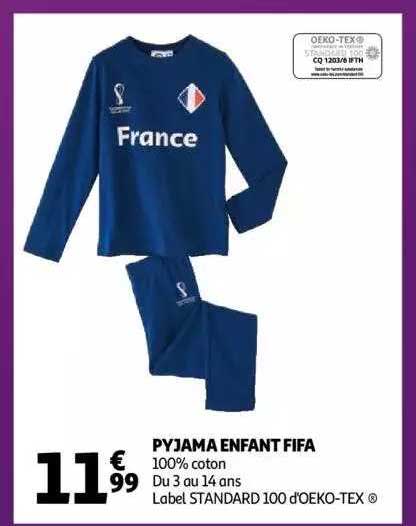 pyjama enfant fifa