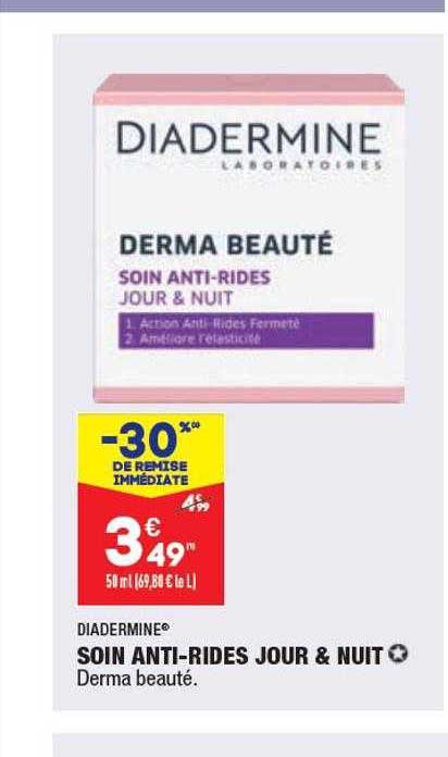 soin anti-rides jour & nuit diadermine