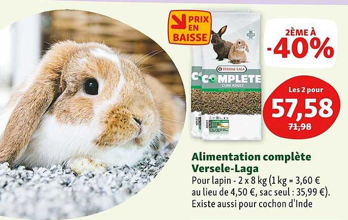alimentation complète versele-laga