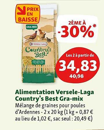 alimentation versele-laga country's best gra-mix