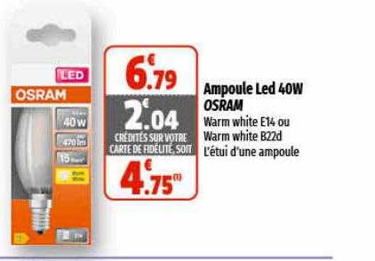 ampoule led 40w osram