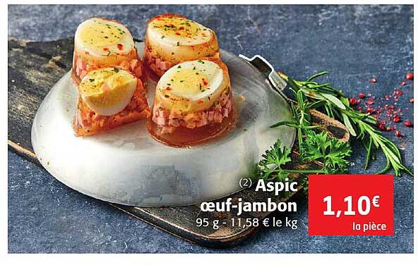 aspic œuf-jambon