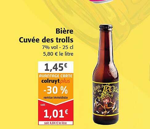 bière cuvée des trolls