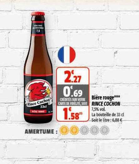 Bière Rouge Rince Cochon