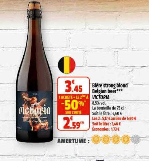 bière strong blonde belgian beer victoria