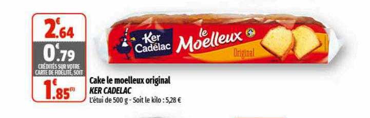 cake le moelleux original ker cadelac