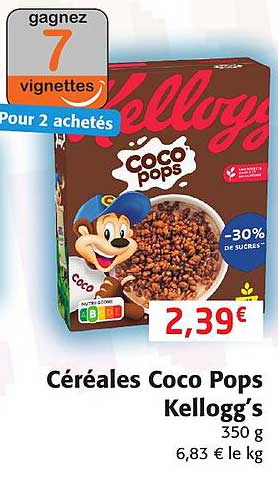céréales coco pops kellogg's