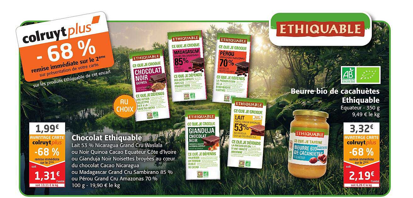 Chocolat éthiquable, Beurre Bio De Cacahuètes éthiquable