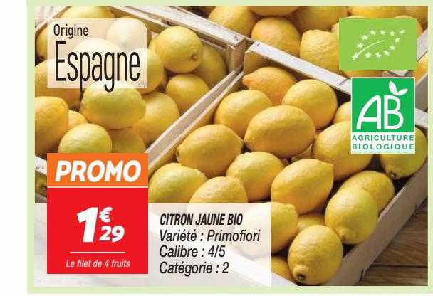 citron jaune bio