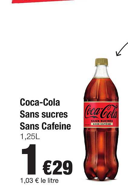 coca-cola sans sucres sans caféine
