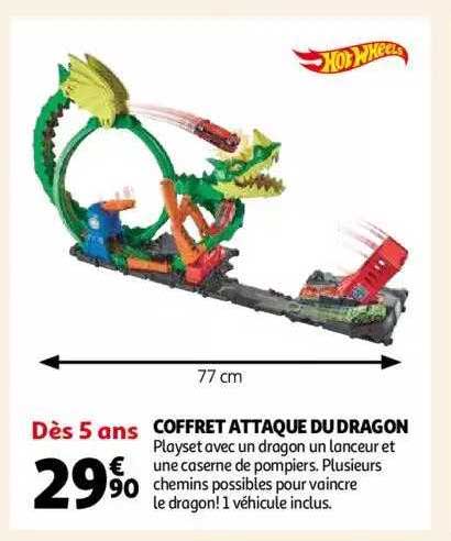 coffret attaque du dragon  hot wheels