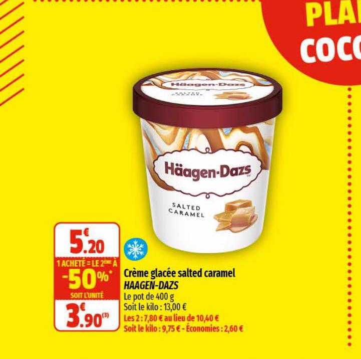 crème glacée salted caramel häagen-dazs