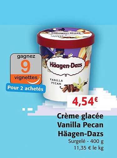crème glacée vanilla pecan häagen-dazs