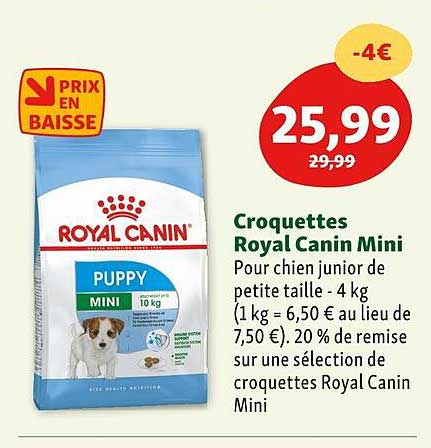 croquettes royal canin mini