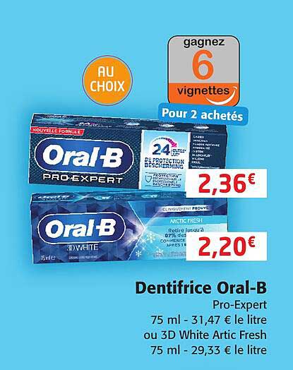 dantifrice oral-b
