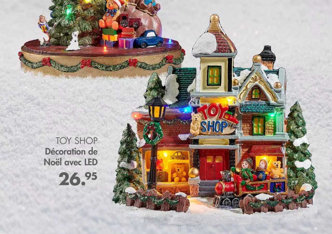 décoration de noël avec led toy shop