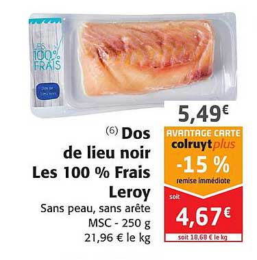 dos de lieu noir les 100% frais leroy