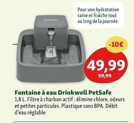fontaine à eau drinkwell petsafe