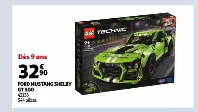 ford mustang shelby gt 500 lego technic