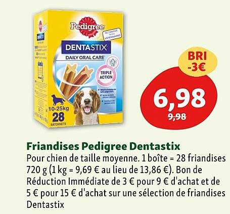 Friandises Pedigree Dentastix