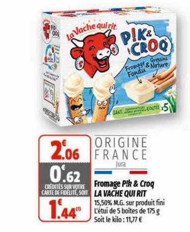 fromage p!k & croq la vache qui rit
