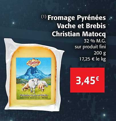 fromage pyrénées vache et brebis christian matocq
