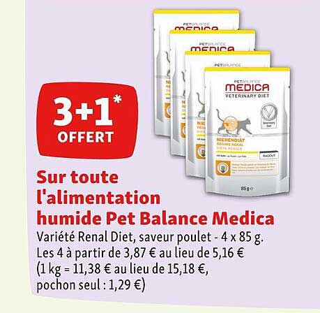 l'alimentation humide pet balance medica