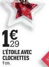 l'étoile avec clochettes