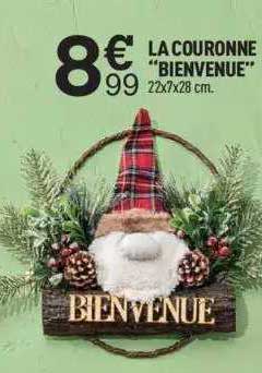 la couronne "bienvenue"