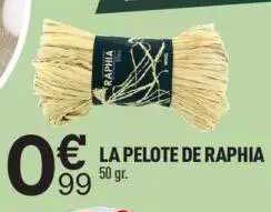 la pelote de raphia