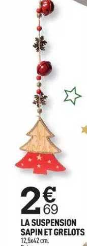 la suspension sapin et grelots