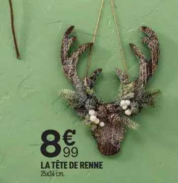la tête de renne