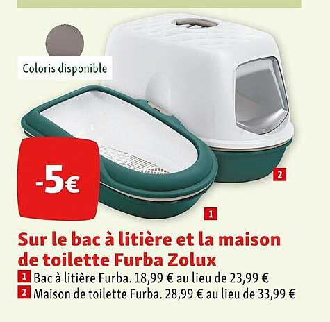 Le Bac à Litière Et La Maison De Toilette Furba Zolux