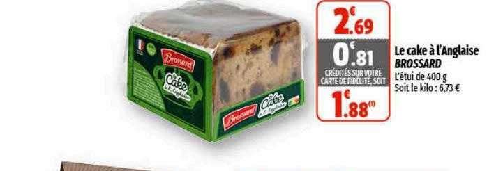 le cake à l'anglaise brossard