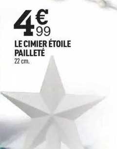 le cimier étoile pailleté