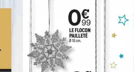 le flocon pailleté