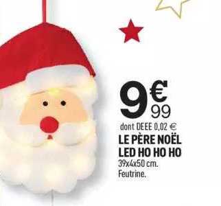 le père noël led ho ho ho