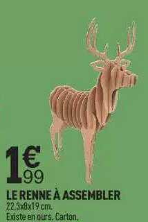 le renne à assembler