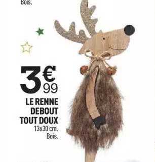 le renne debout tout doux