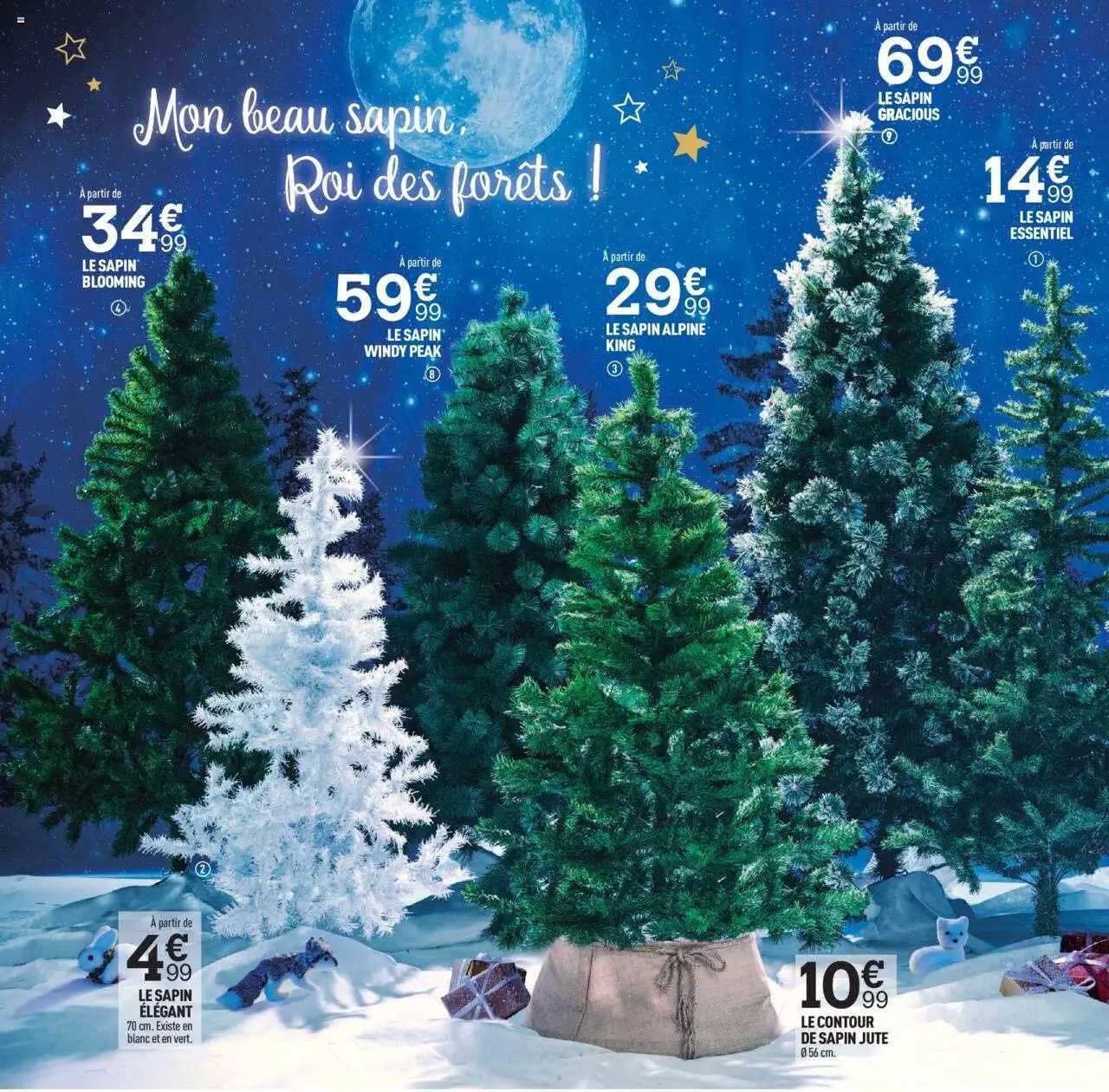 Le Sapin Blooming, Le Sapin Windy Peak, Le Sapin Alpine King, Le Sapin Gracious, Le Sapin Essentiel, Le Sapin élégant, Le Contour De Sapin Jute