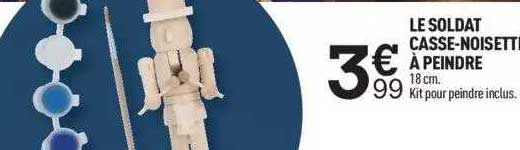 le soldat casse-noisette à peindre
