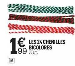 Les 24 Chenilles Bicolores